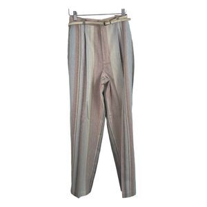 Equestrian Vintage Striped Pants Hi Rise Made in USA Western Rodeo Womens 11 2"